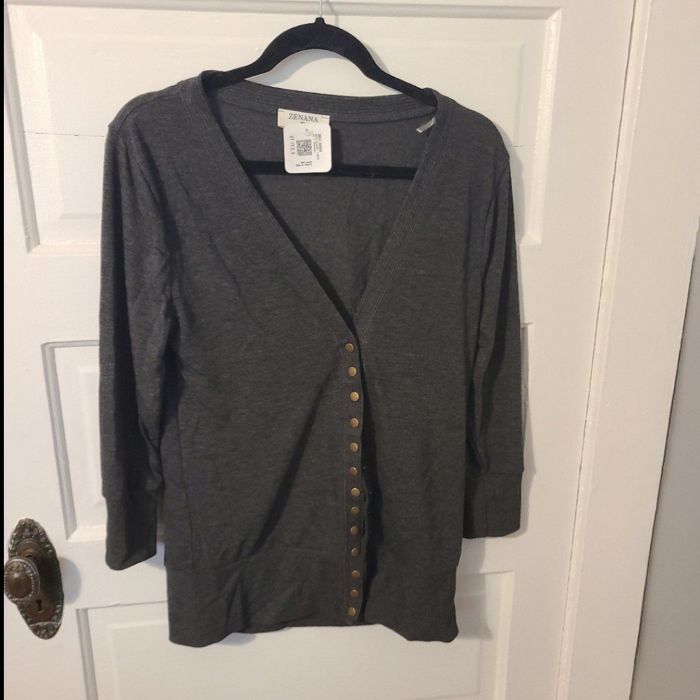 Grey Cardigan
